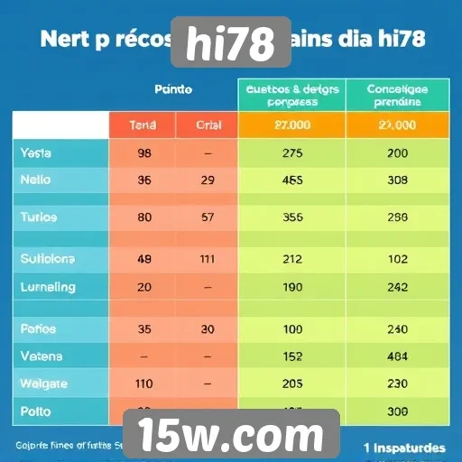 Comparativo de preços entre hi78 e concorrentes